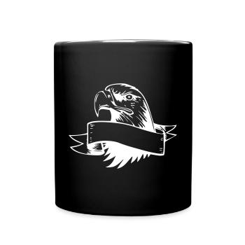 Eagle Head - Full Colour Mug - black - Front