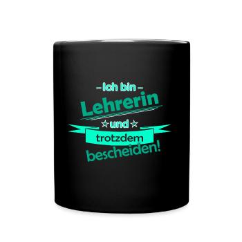 Teacher - Full Colour Mug - black - Front