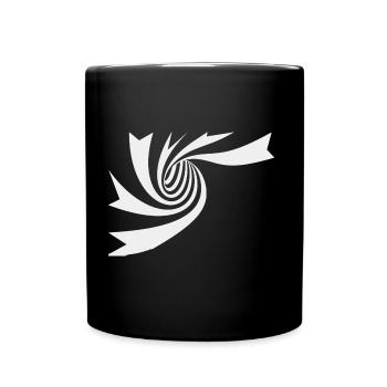 Spirale - Tasse einfarbig - Schwarz - Vorne