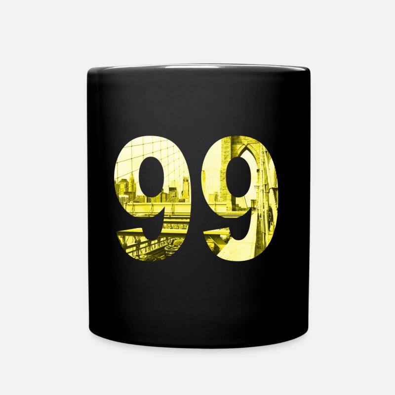 Brooklyn in 99 - Nine Nine Brooklyn Bridge Design - Tasse einfarbig - Schwarz