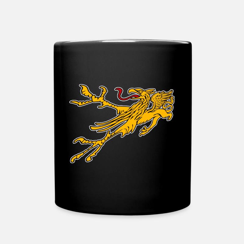Greif von Rostock - Tasse einfarbig - Schwarz