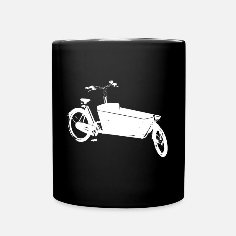 Lastenrad - Tasse einfarbig - Schwarz
