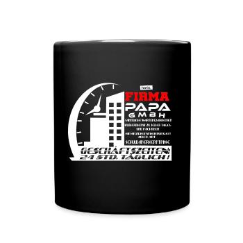 Papa GmbH 3 HARIZ Papa Fête des Pères Cadeau - Mug uni - noir - Devant