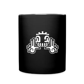spiral tribe - Tasse einfarbig - Schwarz - Vorne