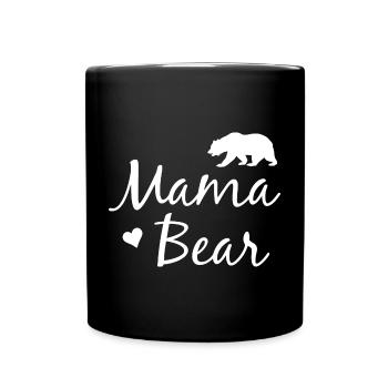 Mama Bear - Mama Bear - Full Colour Mug - black - Front