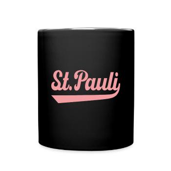 St Pauli Hamburg - Full Colour Mug - black - Front