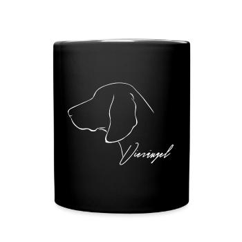 VIERÄUGEL Brandlbracke dog hunting dogs Wilsigns - Full Colour Mug - black - Front