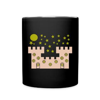 castle - Tasse einfarbig - Schwarz - Vorne