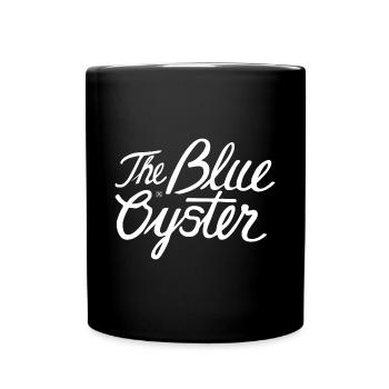 Die blaue Auster - Tasse einfarbig - Schwarz - Vorne