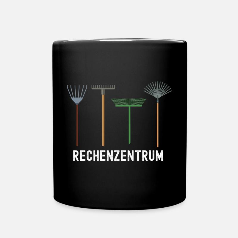 Rechenzentrum Gärtner Natur Landschaftsgärtner Ges - Tasse einfarbig - Schwarz