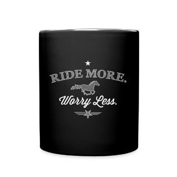Roulez plus sans soucis - Édition blanche - Mug uni - noir - Devant