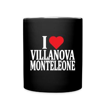 t-shirt Io amo Villanova Monteleone Sardinia - Full Colour Mug - black - Front