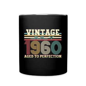 Millésime Juillet 1960 62ème anniversaire Hommes 62 ans - Mug uni - noir - Devant