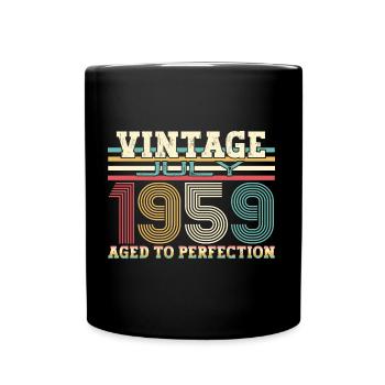 Millésime Juillet 1959 63ème anniversaire Hommes 63 ans - Mug uni - noir - Devant