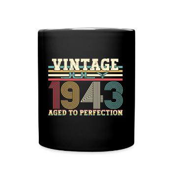 Millésime Juillet 1943 79ème anniversaire Hommes 79 ans - Mug uni - noir - Devant