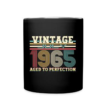 Millésime Juillet 1965 57ème anniversaire Hommes 57 ans - Mug uni - noir - Devant