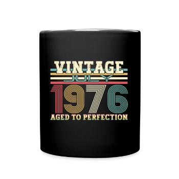 Millésime Juillet 1976 46ème anniversaire Hommes 46 ans - Mug uni - noir - Devant