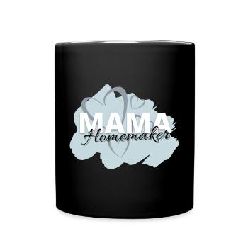 Maman femme au foyer - Mug uni - noir - Devant