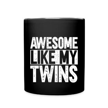 Fantastique comme mes jumeaux - Mug uni - noir - Devant