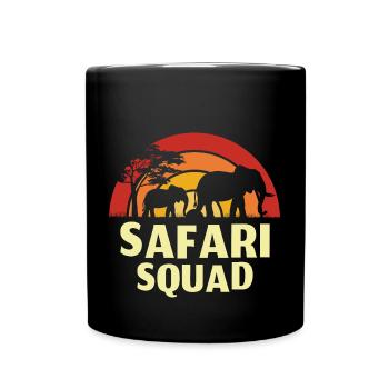 Escouade Safari - Mug uni - noir - Devant
