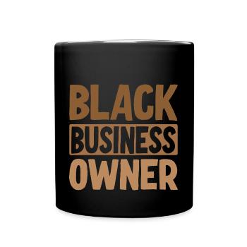 Black Business Owner - Full Colour Mug - black - Front