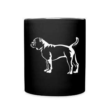 Continental Bulldog "Black Edition" - Full Colour Mug - black - Front