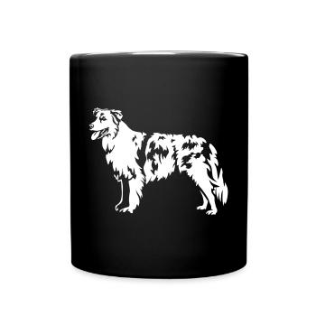 Australian Shepherd "Black Edition" - Full Colour Mug - black - Front