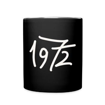 Year of birth 1972 - Full Colour Mug - black - Front