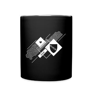 Love Rome - Tasse einfarbig - Schwarz - Vorne