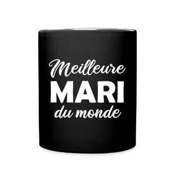 Meilleur Mari du monde - Mug uni - noir - Devant