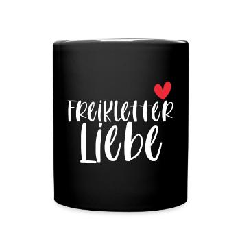 Freiklettern Klettern Liebe Berge Sport Geschenk - Tasse einfarbig - Schwarz - Vorne