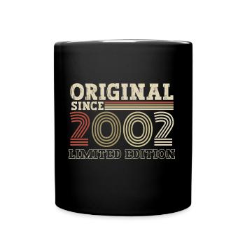 Cadeau d’anniversaire vintage original depuis 2002 - Mug uni - noir - Devant