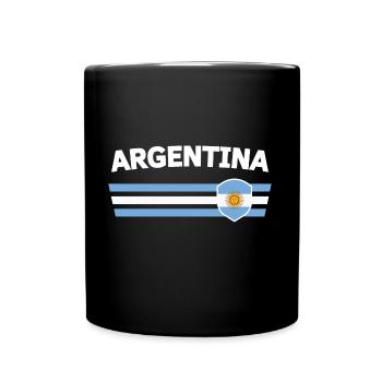 Argentina football competition world cup tshirt - Full Colour Mug - black - Front