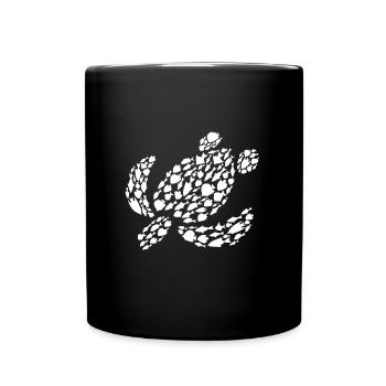 Sea Turtle Sea Ocean Animals Turtle - Full Colour Mug - black - Front