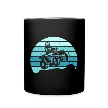 Quad Biker Motocross Offroad Quad Rider VTT - Mug uni - noir - Devant