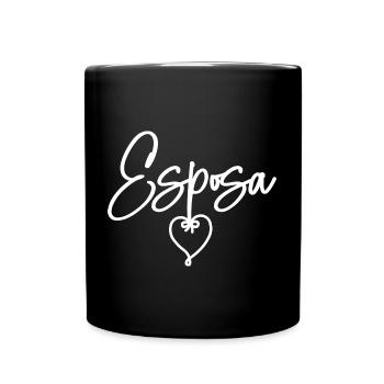 Esposa Cute Wife To Be Bride Couple Wedding Gift - Full Colour Mug - black - Front