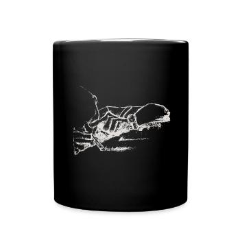 Koksender Mann - Tasse einfarbig - Schwarz - Vorne
