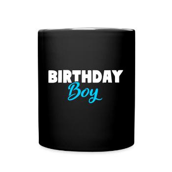 Birthday Boy Jungen Geburtstag - Tasse einfarbig - Schwarz - Vorne
