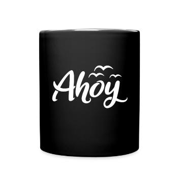 Ahoy - Full Colour Mug - black - Front