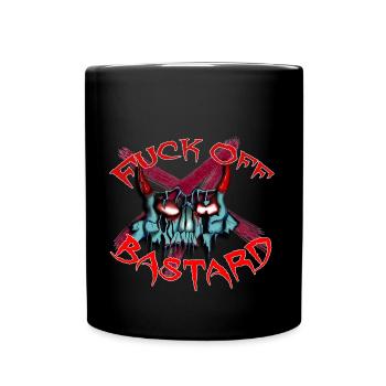 Devil skull - Full Colour Mug - black - Front