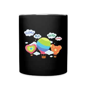 Float Fly Glide Soar Balloons - T-Shirt Enfant - Mug uni - noir - Devant