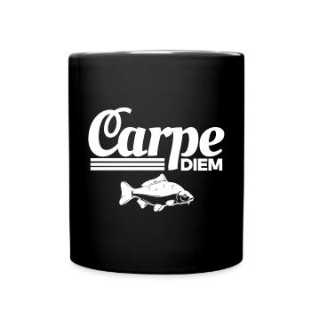 fishing, fisherman, fishing fan - Full Colour Mug - black - Front