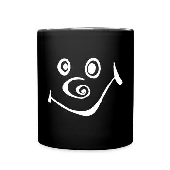 Sourire - Mug uni - noir - Devant
