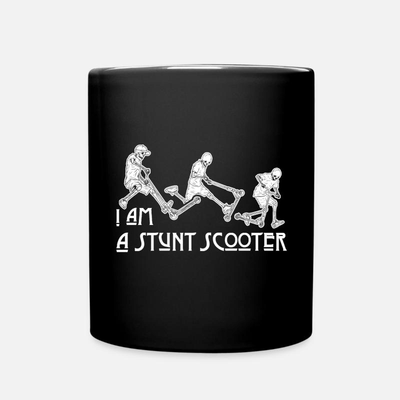 Stunt Scooter - Tasse einfarbig - Schwarz