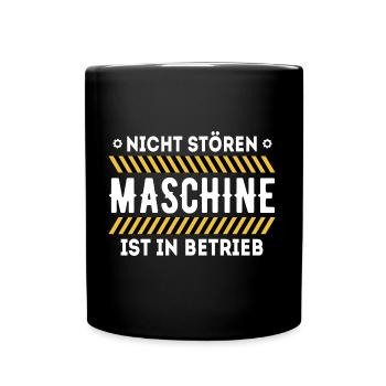 Nicht Stören lustiger Gym Spruch T-shirt - Tasse einfarbig - Schwarz - Vorne