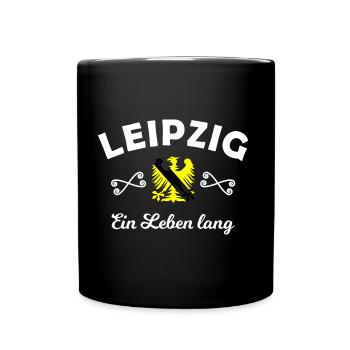 Zuhause im Osten - Tasse einfarbig - Schwarz - Vorne