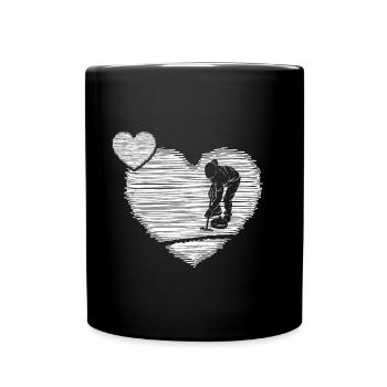 Curling curling curling stone curling sport - Full Colour Mug - black - Front