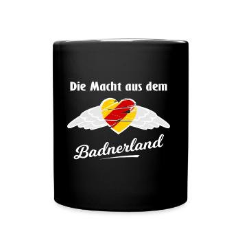 Das schöne Badnerland - Tasse einfarbig - Schwarz - Vorne