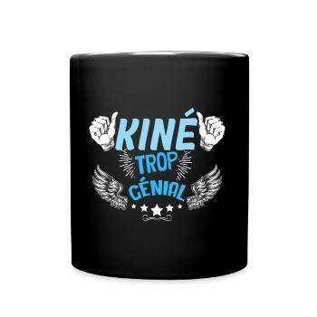 Kiné Trop Génial Homme Idée Cadeau - Mug uni - noir - Devant