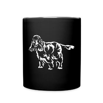Cocker Spaniel - Mug uni - noir - Devant